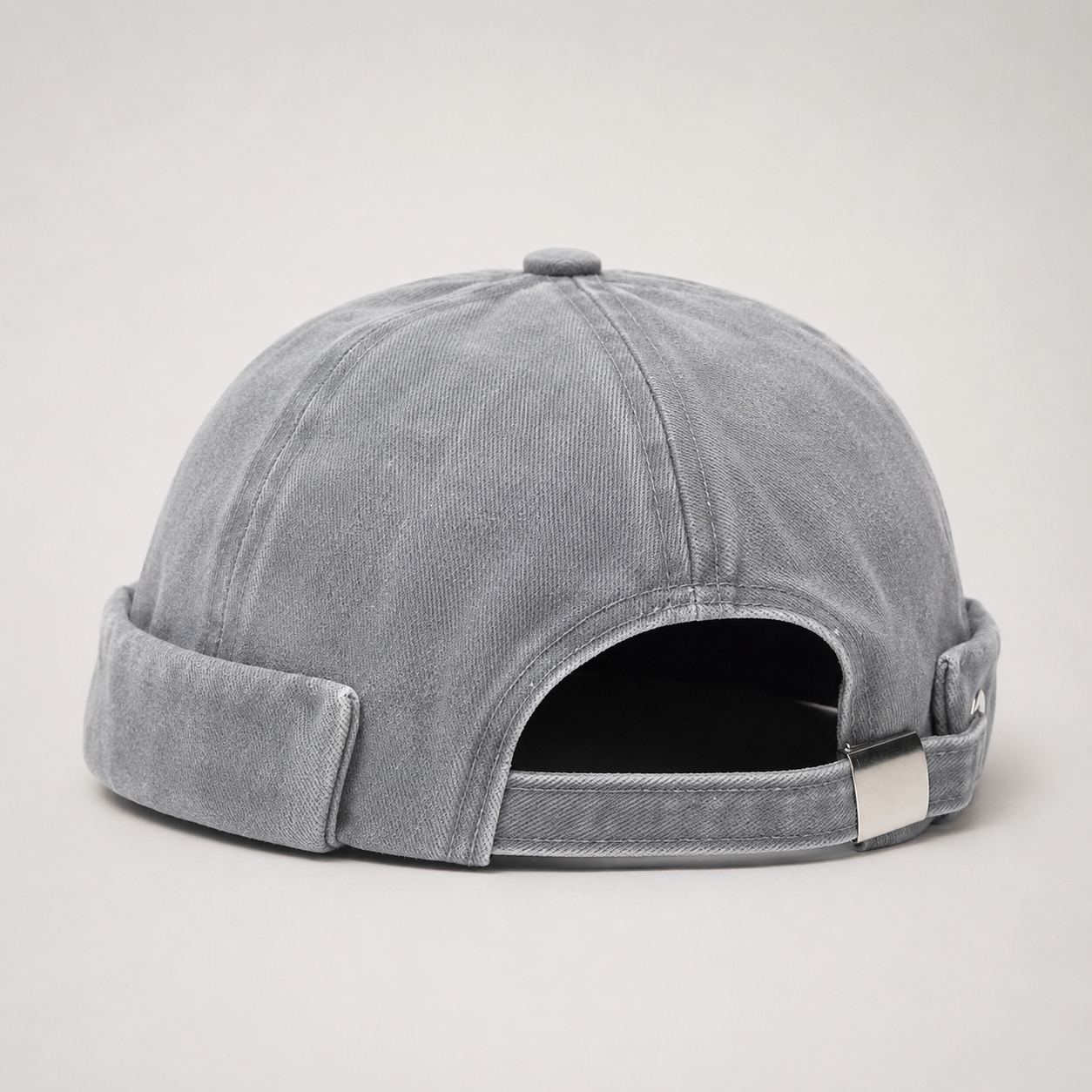 Franco Men's Cotton Beanie – Adjustable Lightweight Folded Cuff Knit Hat