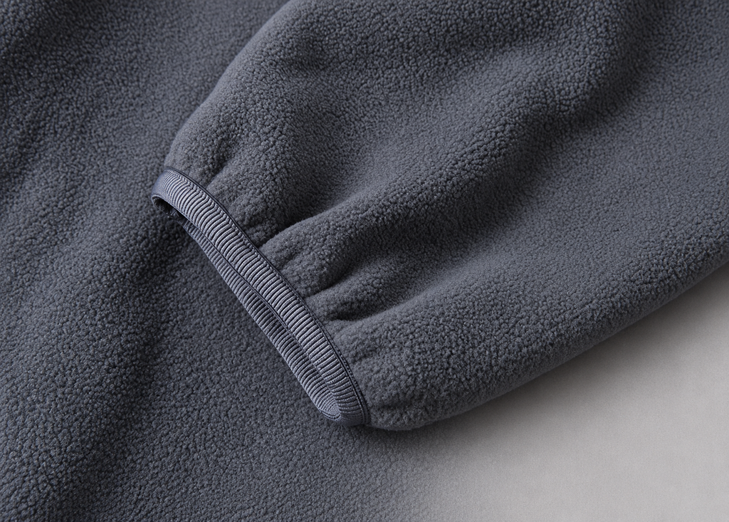 Franco Men’s Fleece Pullover with Snap Stand Collar