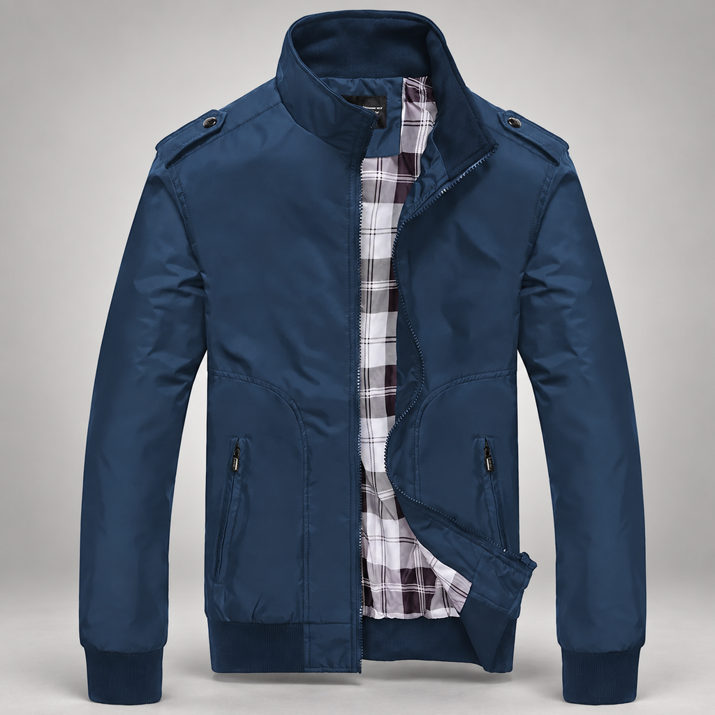 Gavin Men’s Stand-Collar Bomber Jacket
