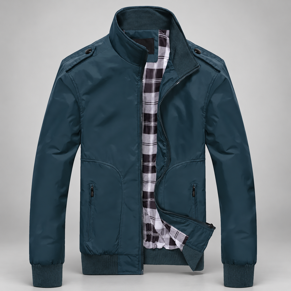 Gavin Men’s Stand-Collar Bomber Jacket