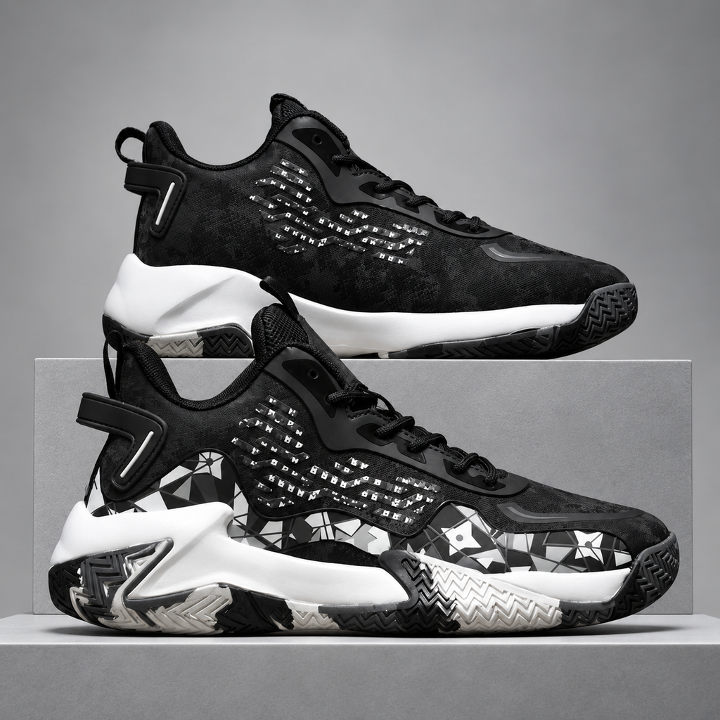 Skyline Colorblock Athletic Sneakers with Sculpted Soles