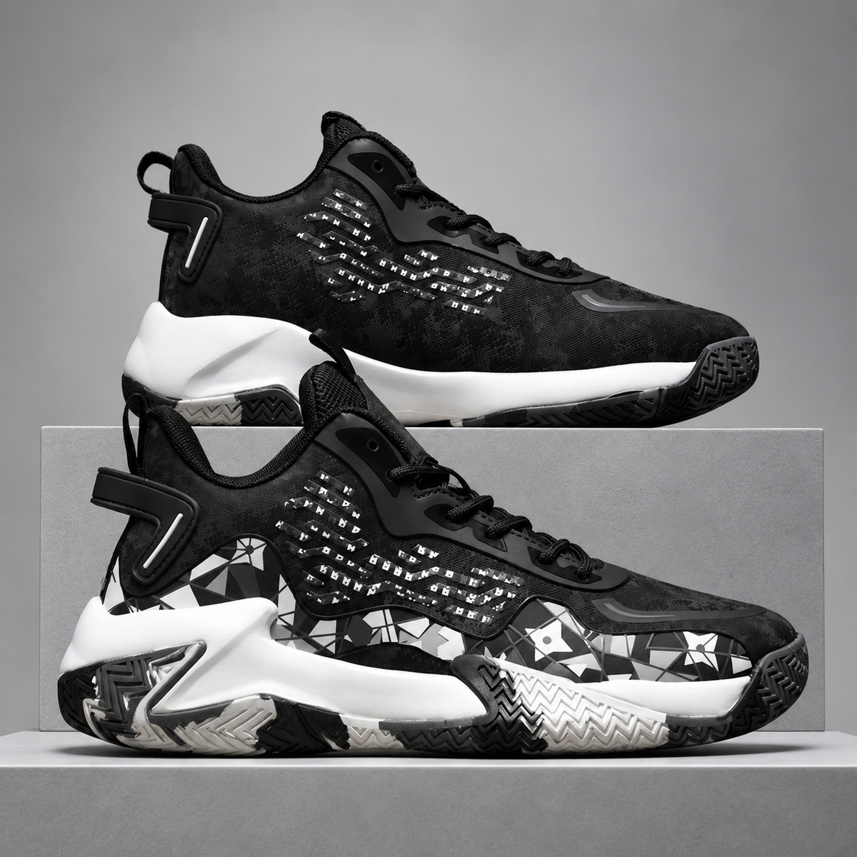 Skyline Colorblock Athletic Sneakers with Sculpted Soles