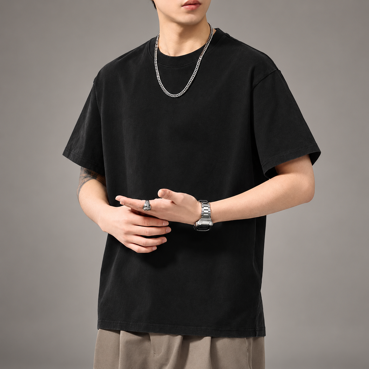 Gideon Men’s Relaxed Fit Crewneck T-Shirt