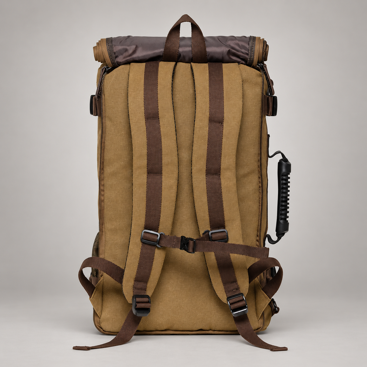 Gideon Canvas-Look Travel Backpack