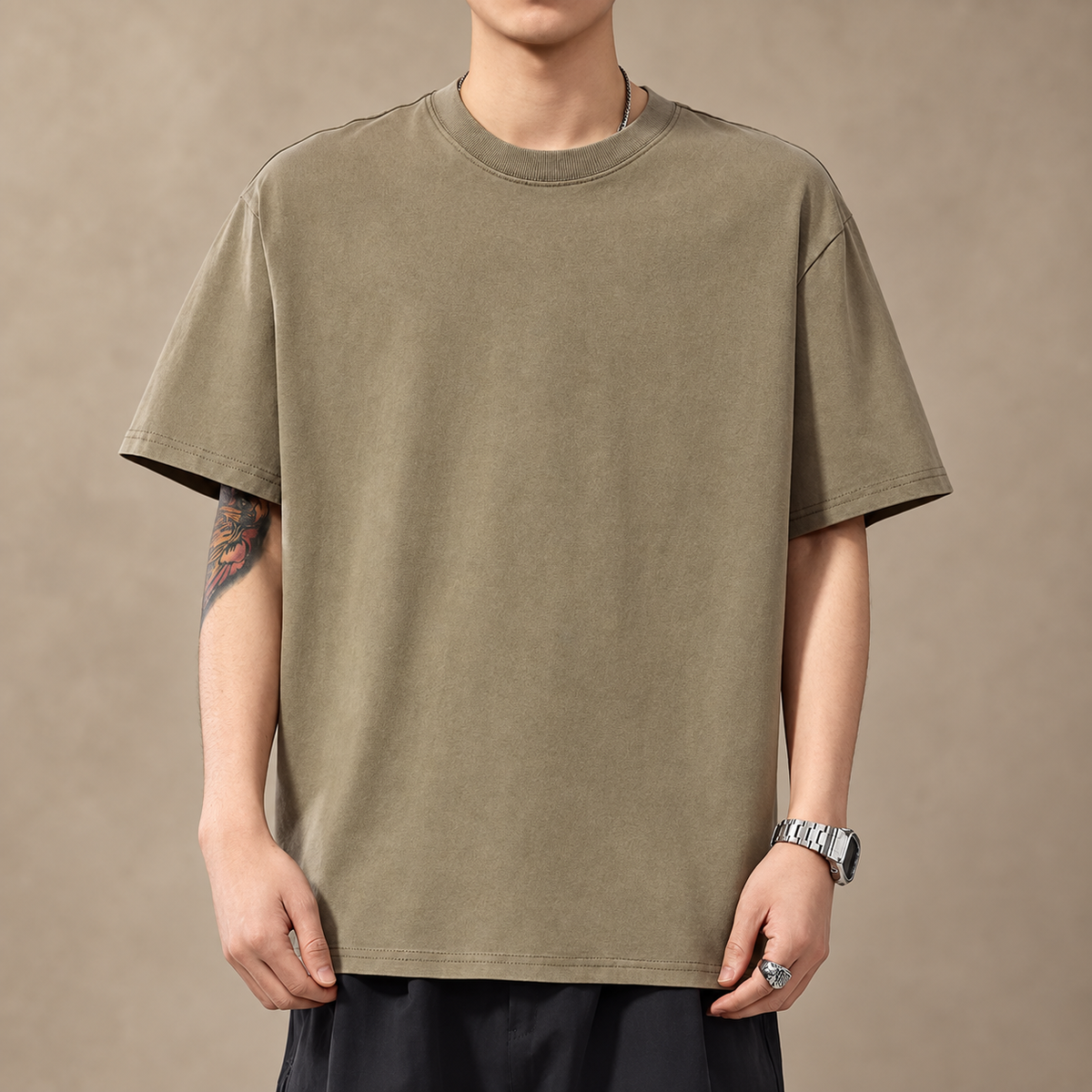 Gideon Men’s Relaxed Fit Crewneck T-Shirt