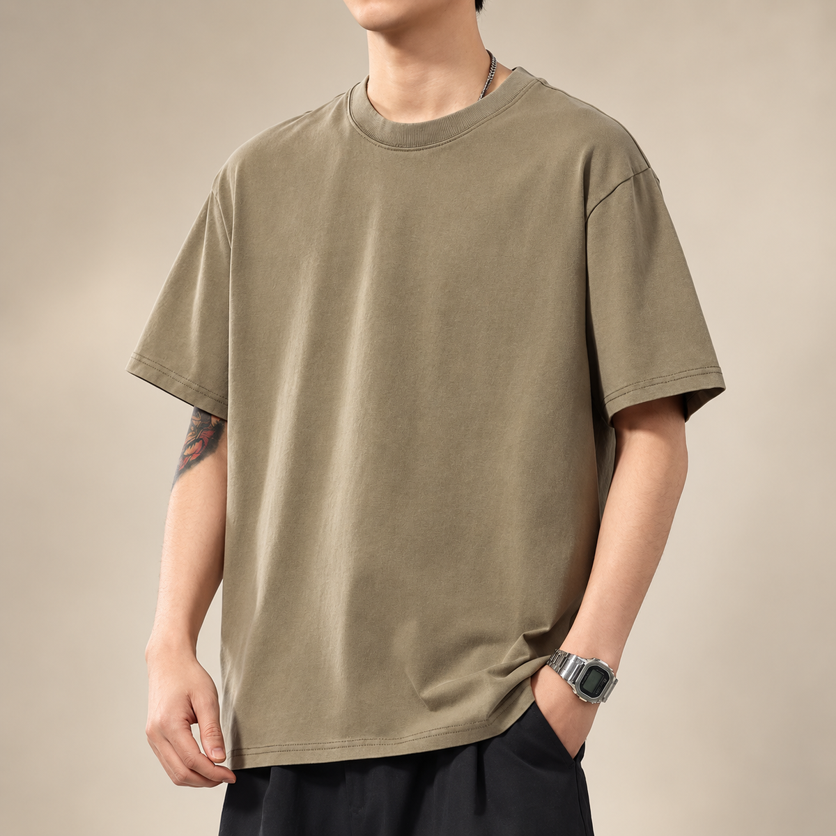 Gideon Men’s Relaxed Fit Crewneck T-Shirt