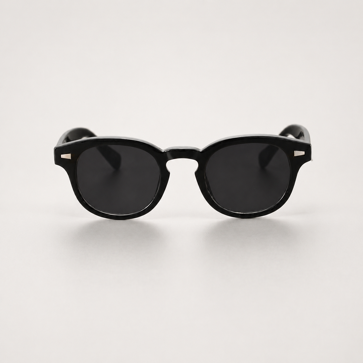 Graham Retro Round-Frame Sunglasses