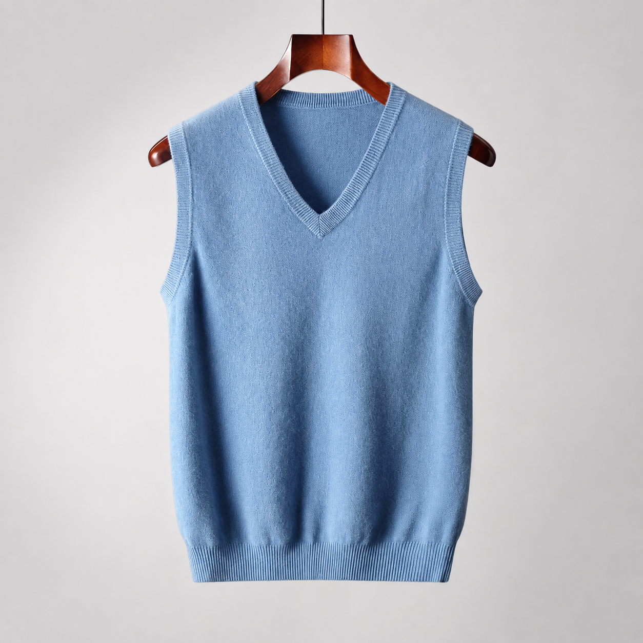 Grant Men's Cashmere Sweater Vest – Tailored V-Neck Knit Pullover