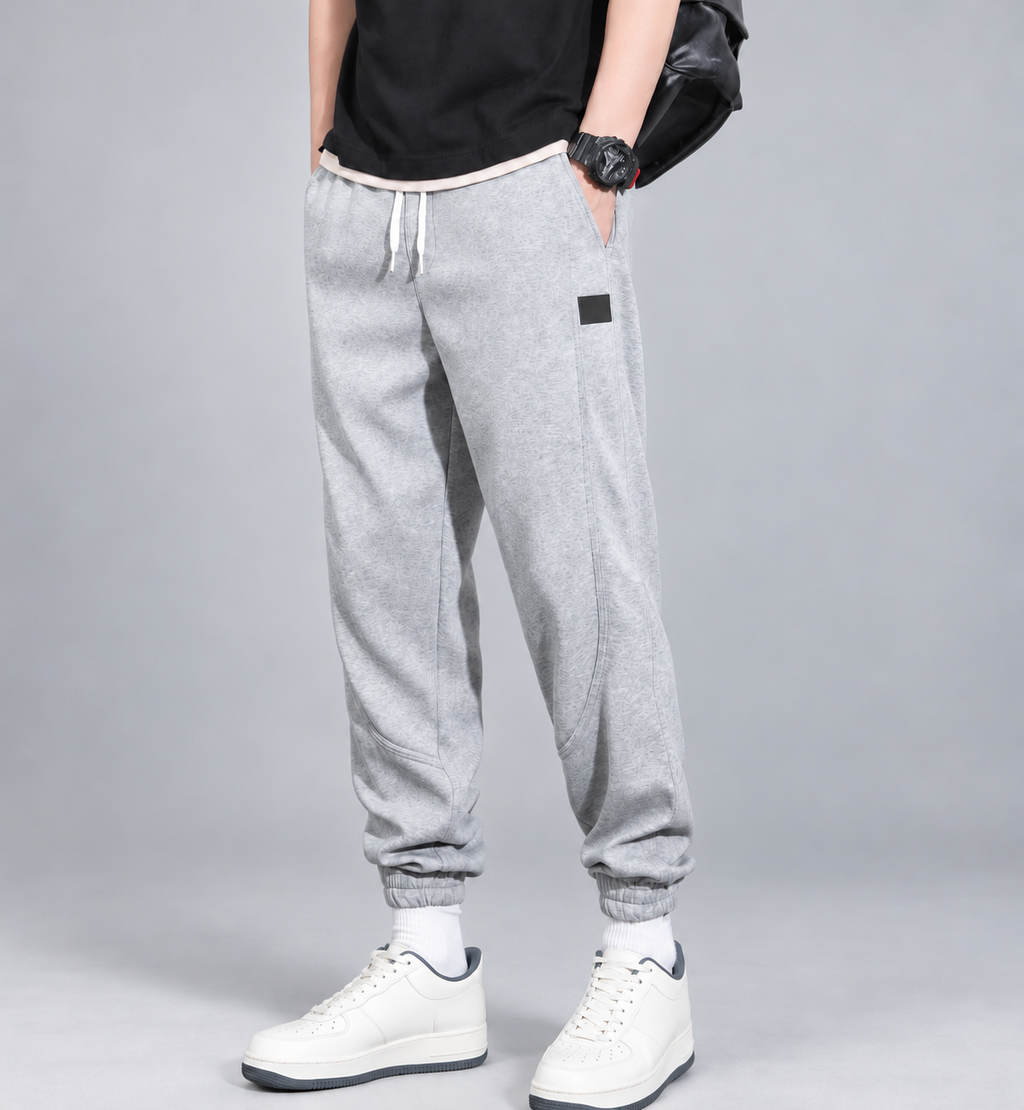 Vittorio Men’s Tapered Jogger Pants with Elastic Cuffs