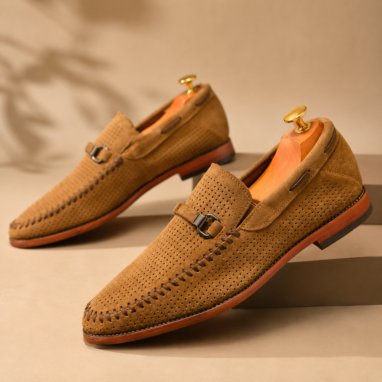 Grayson Suede Slip-On Loafers