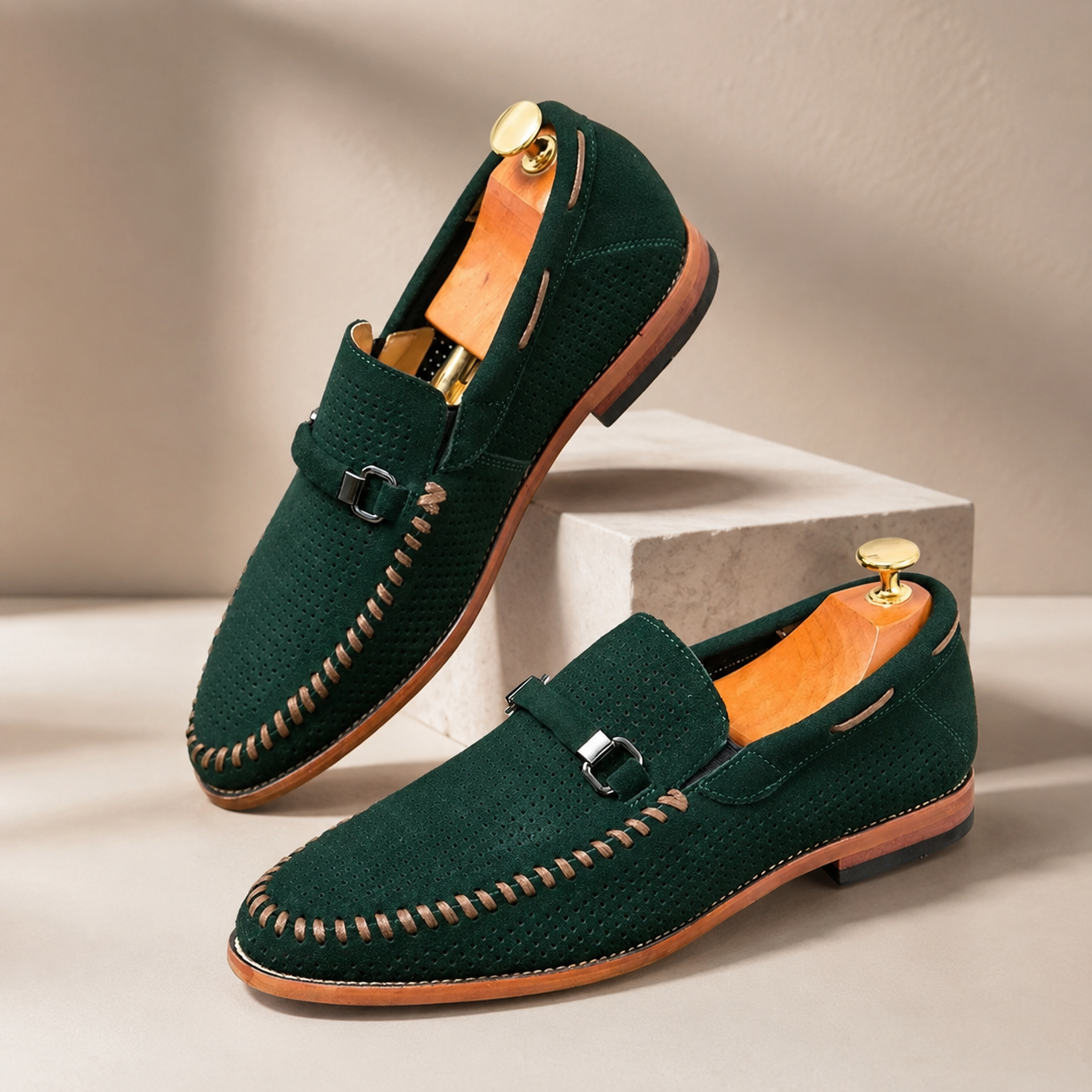 Grayson Suede Slip-On Loafers