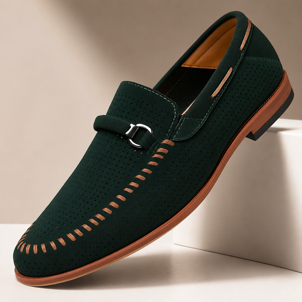 Grayson Suede Slip-On Loafers