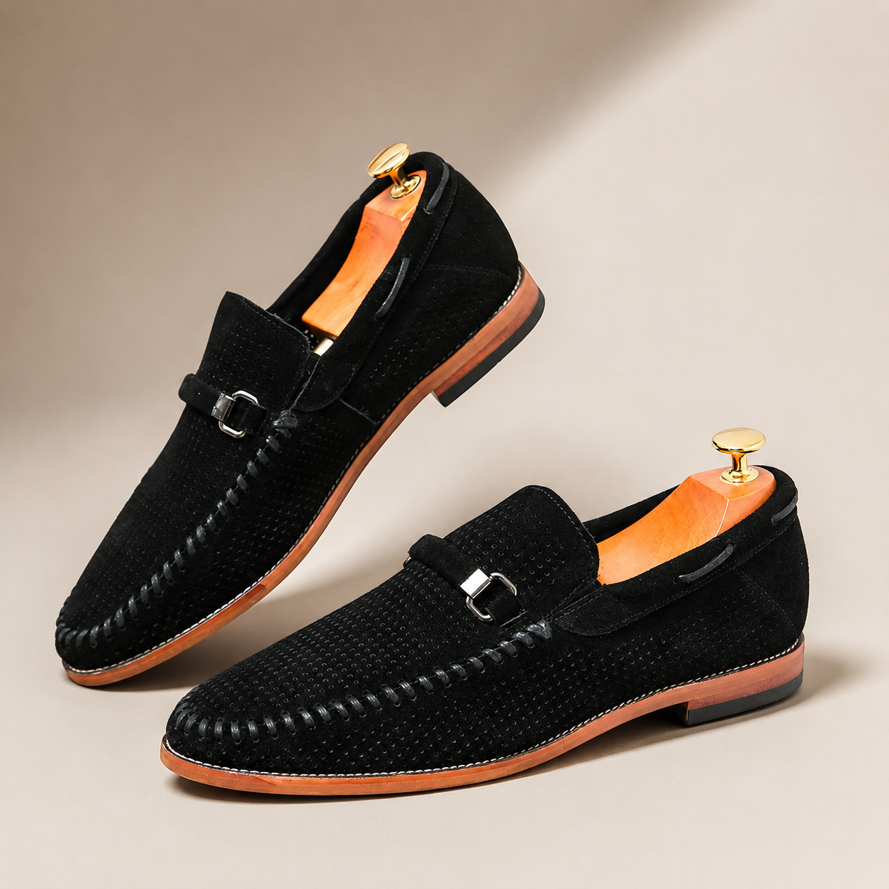 Grayson Suede Slip-On Loafers