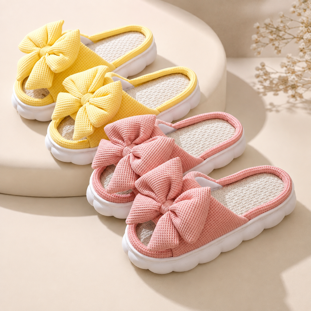 Hailey Women’s Waffle-Knit Slippers
