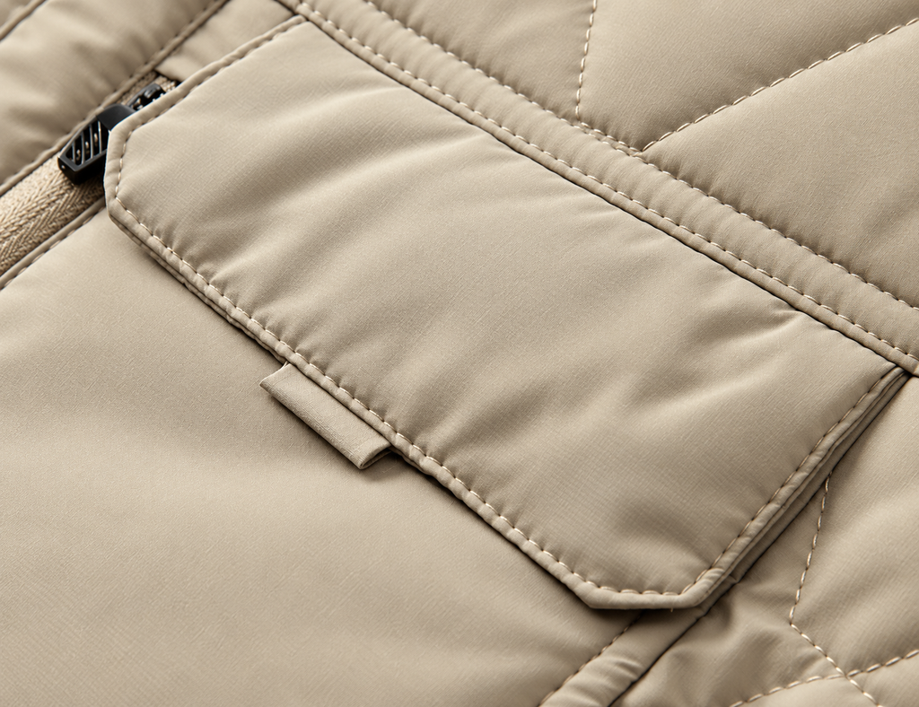 Harrison Men’s Quilted Utility Shirt Jacket