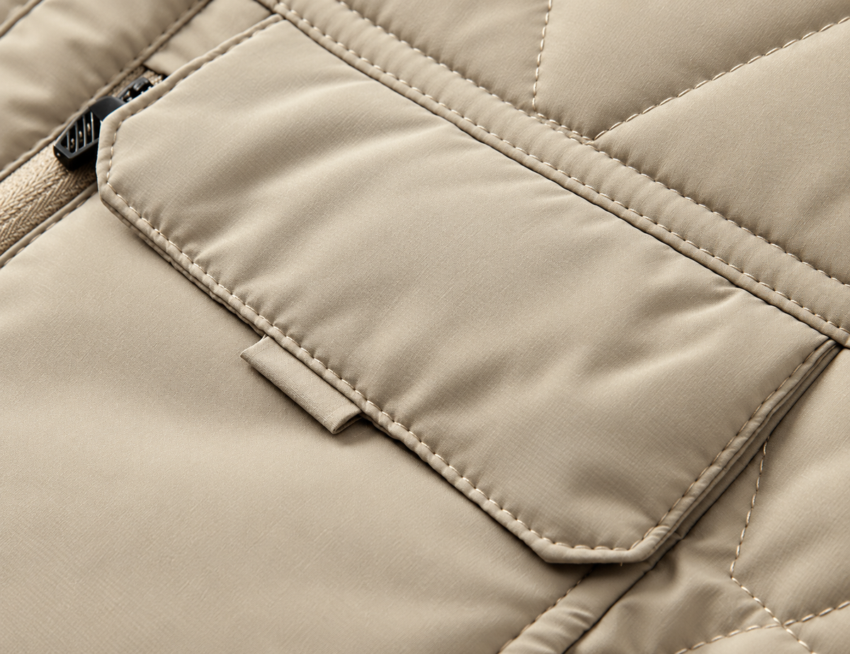 Harrison Men’s Quilted Utility Shirt Jacket
