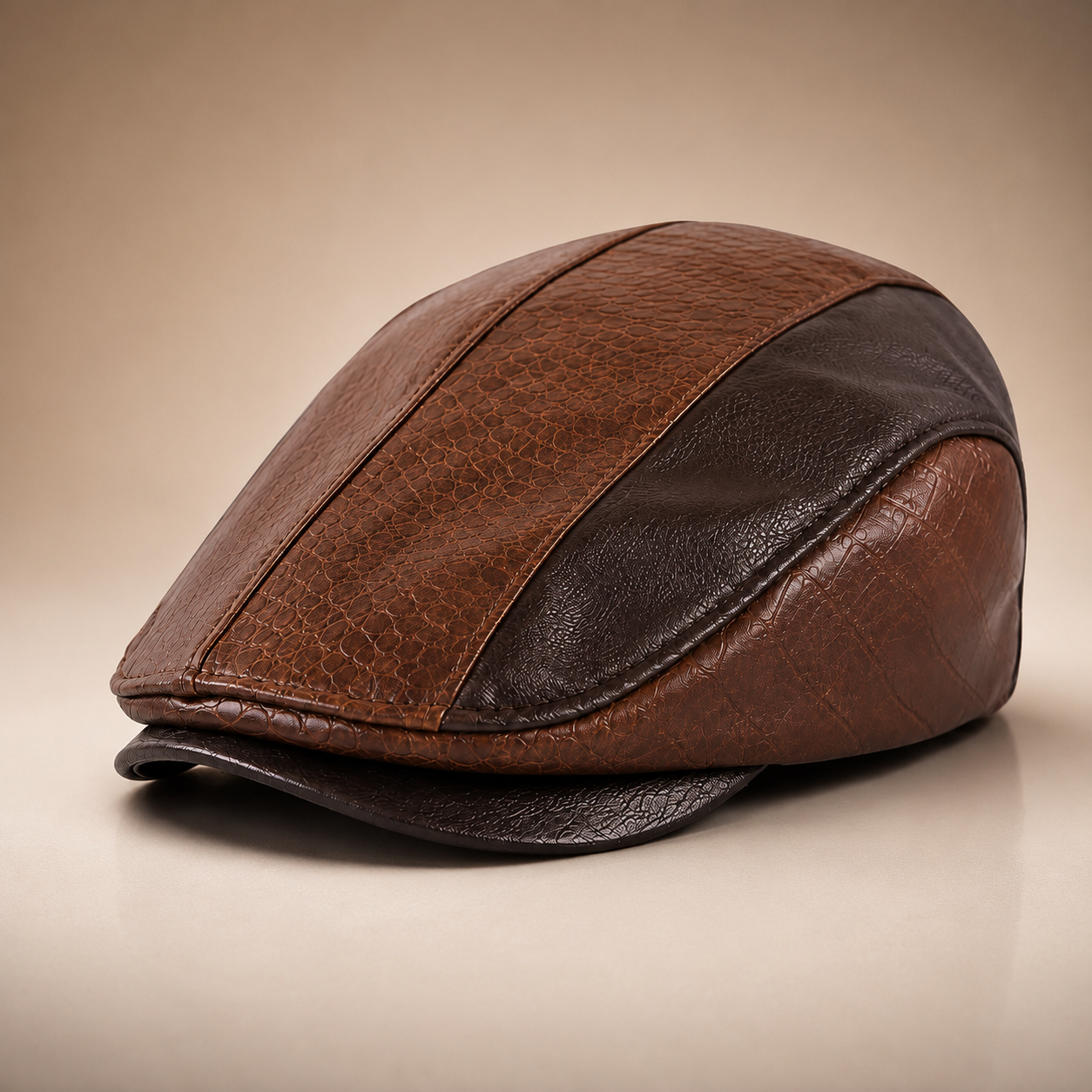 Hudson Leather Snap Cap