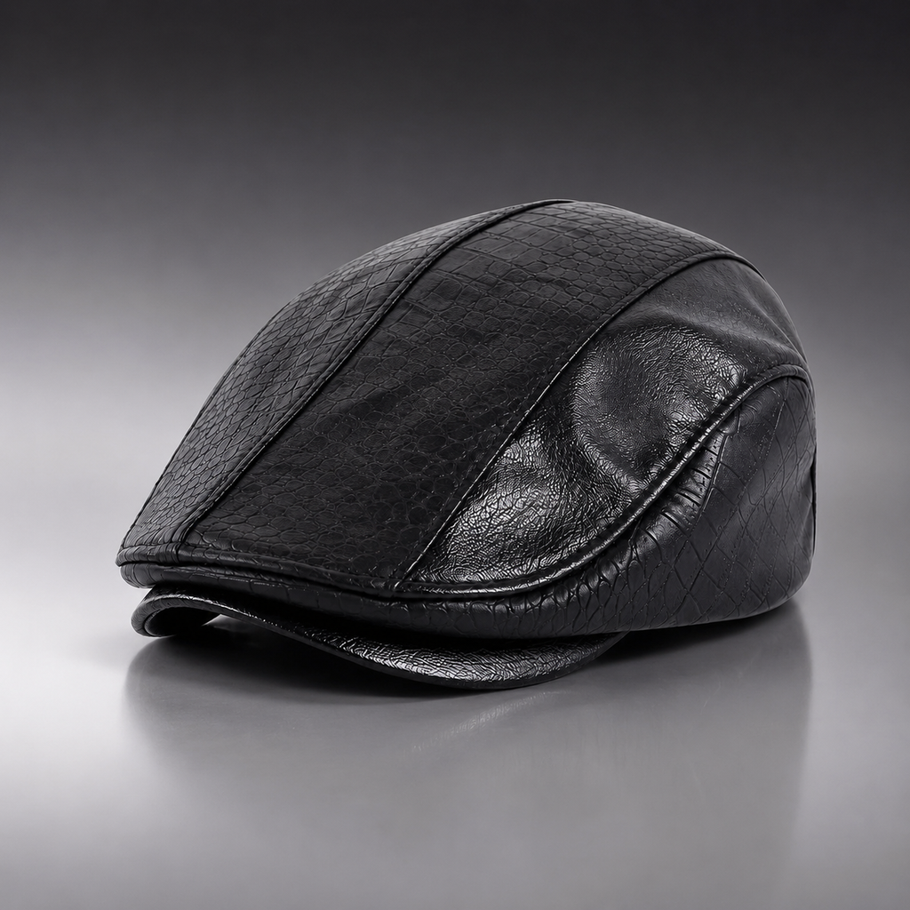 Hudson Leather Snap Cap