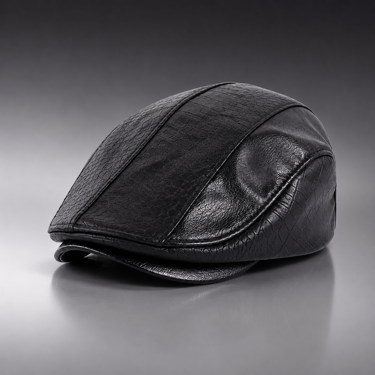 Hudson Leather Snap Cap
