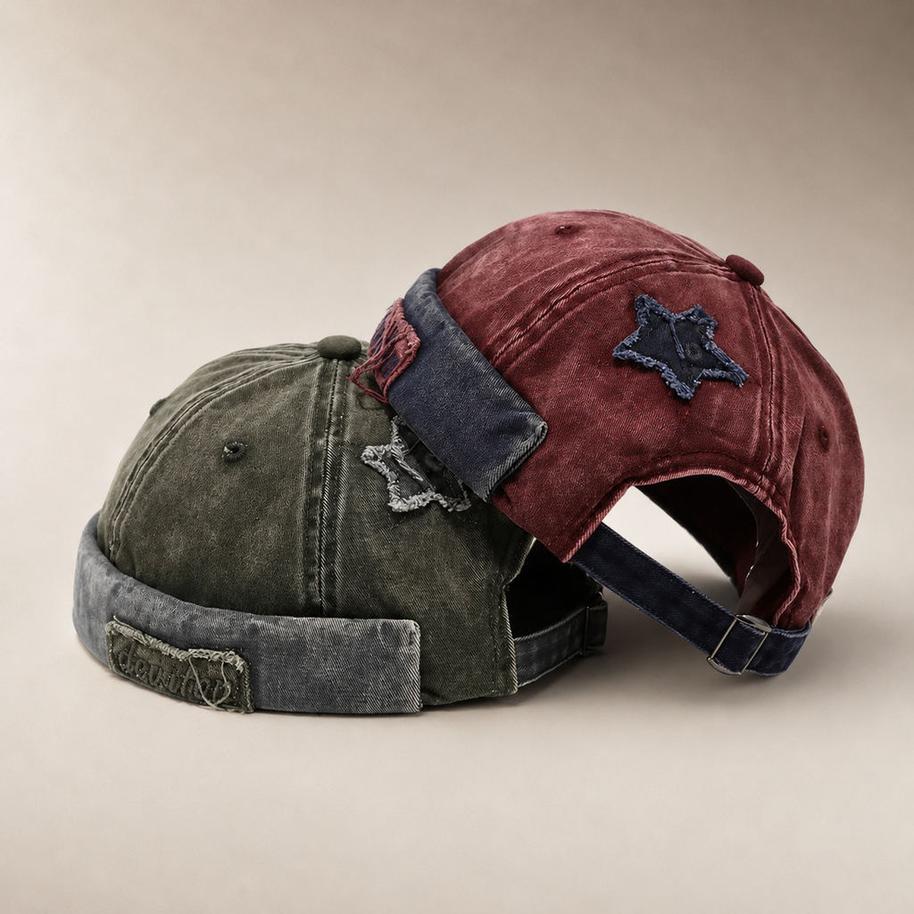 Hudson Distressed Star Baseball Cap