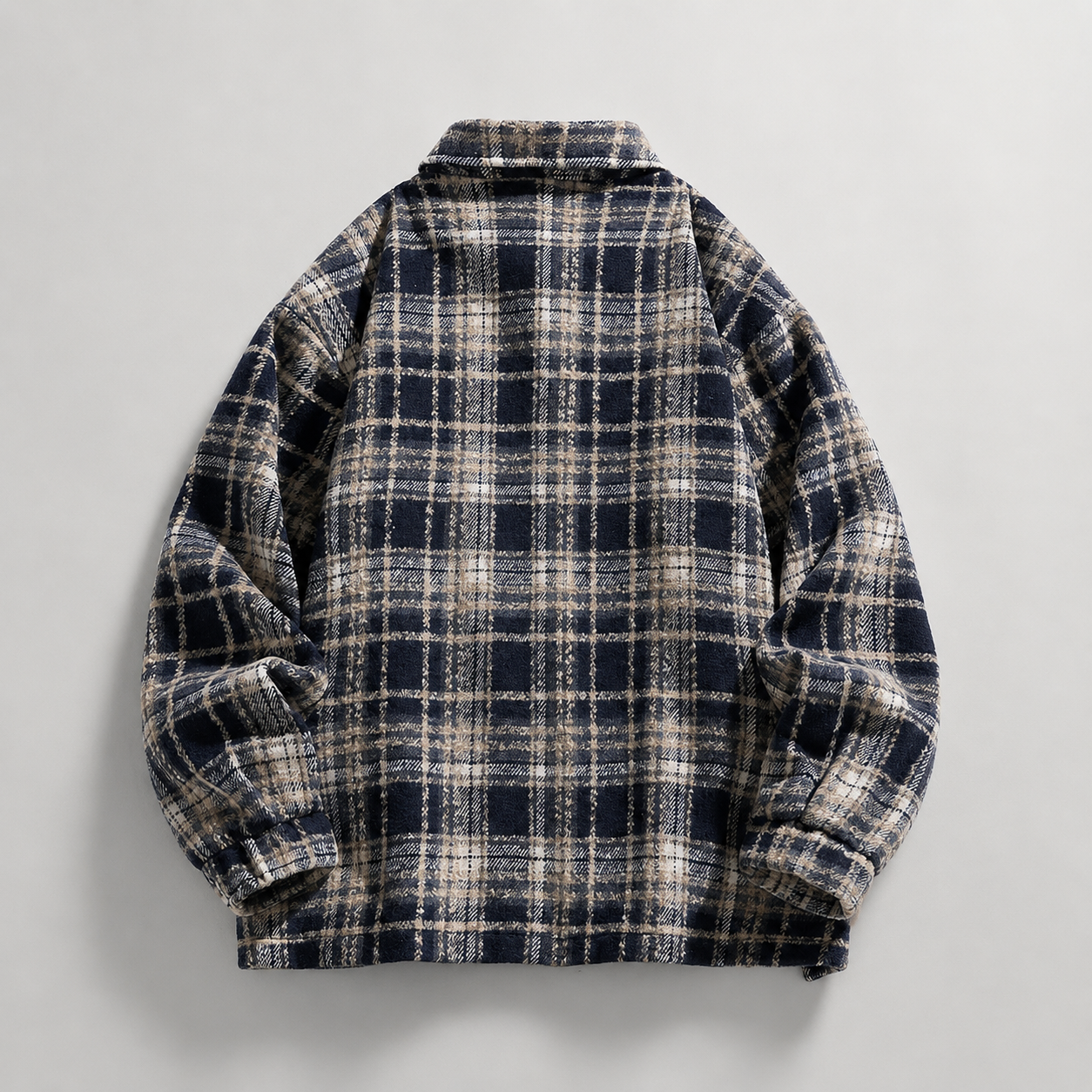 Hudson Men’s Plaid Zip Jacket
