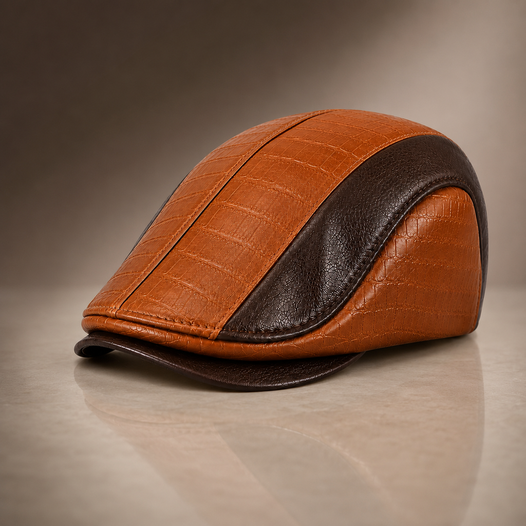 Hudson Leather Snap Cap