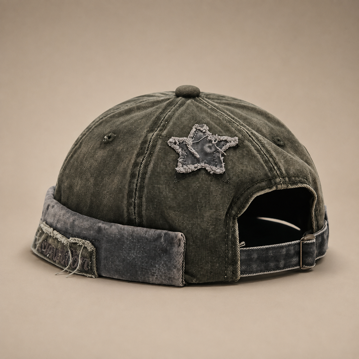 Hudson Distressed Star Baseball Cap