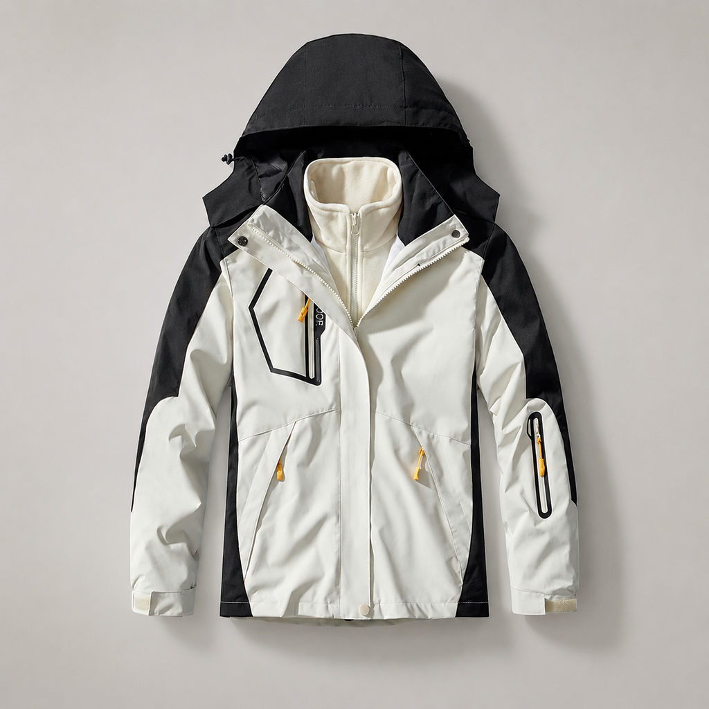 Hunter Men’s Hooded Outdoor Jacket with Fleece Layer