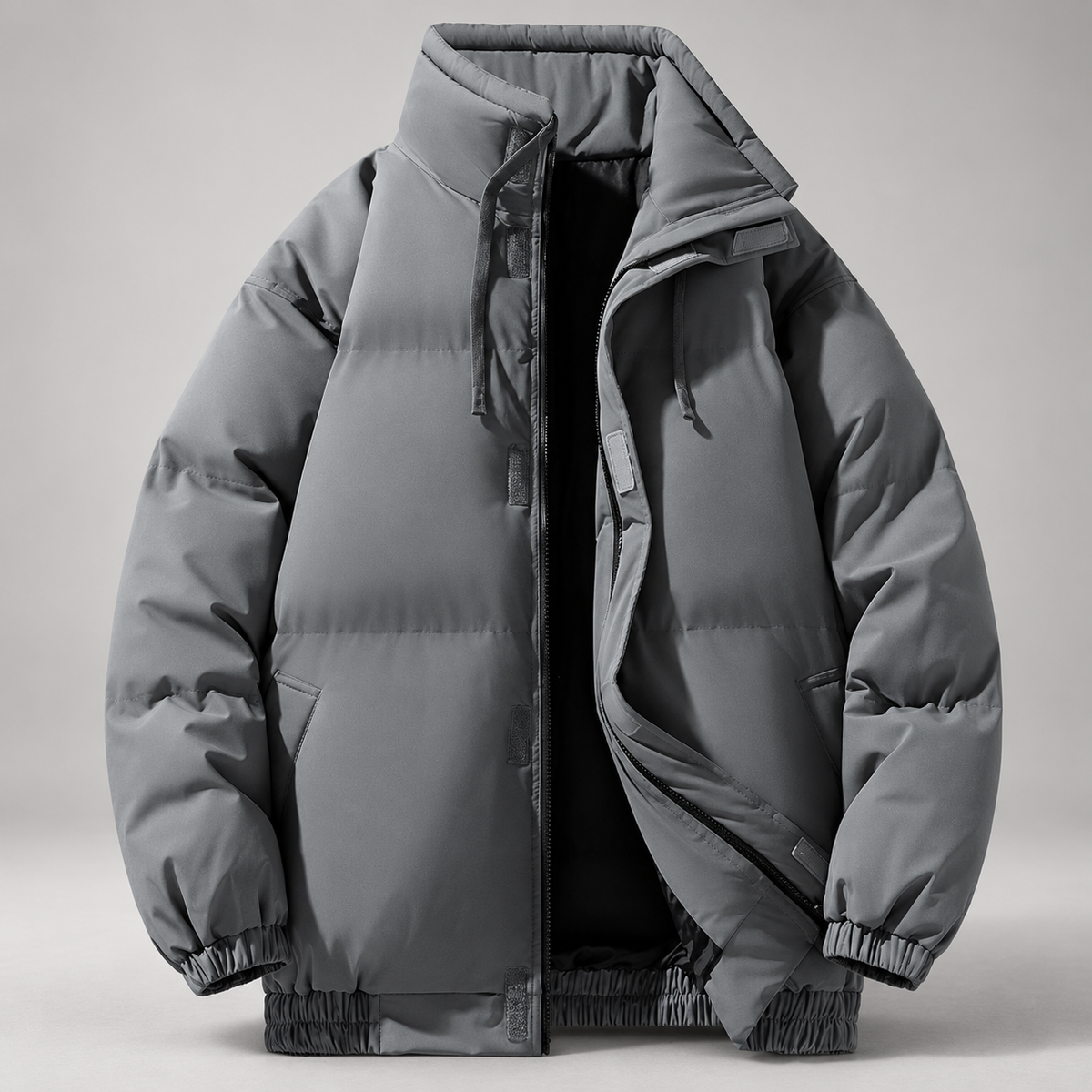 Huxley Men’s Padded High-Collar Zip Jacket