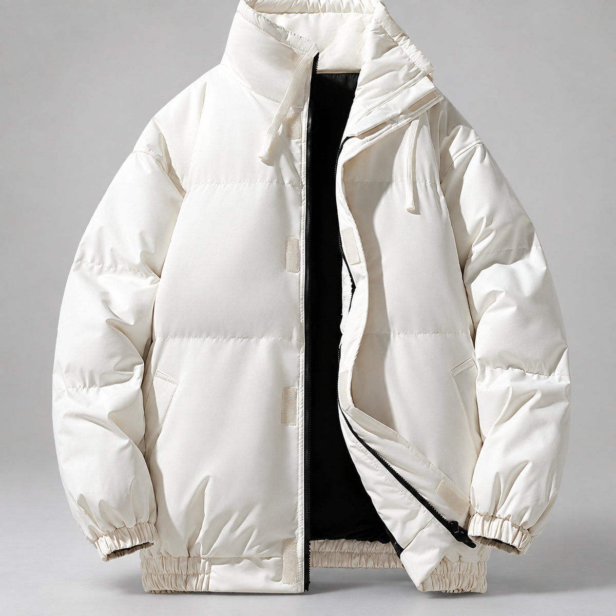 Huxley Men’s Padded High-Collar Zip Jacket