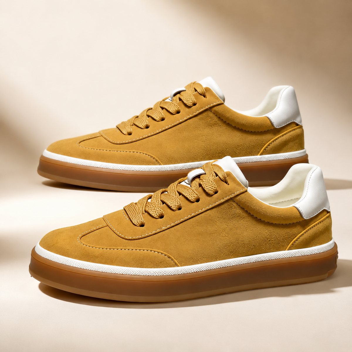 Jonathan Suede Low-Top Lace-Up Sneakers