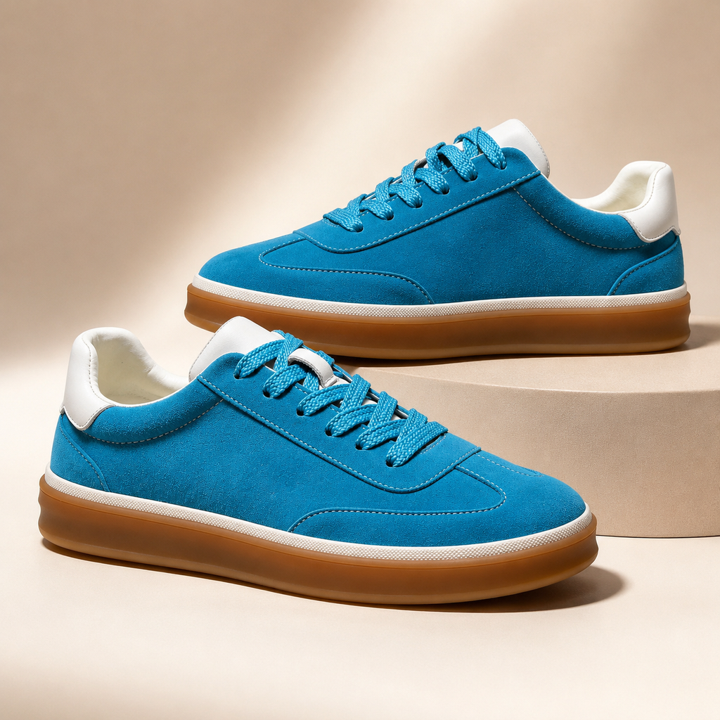 Jonathan Suede Low-Top Lace-Up Sneakers