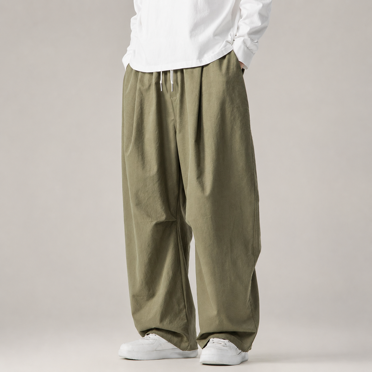 Justin Men’s Wide-Leg Drawstring Pants