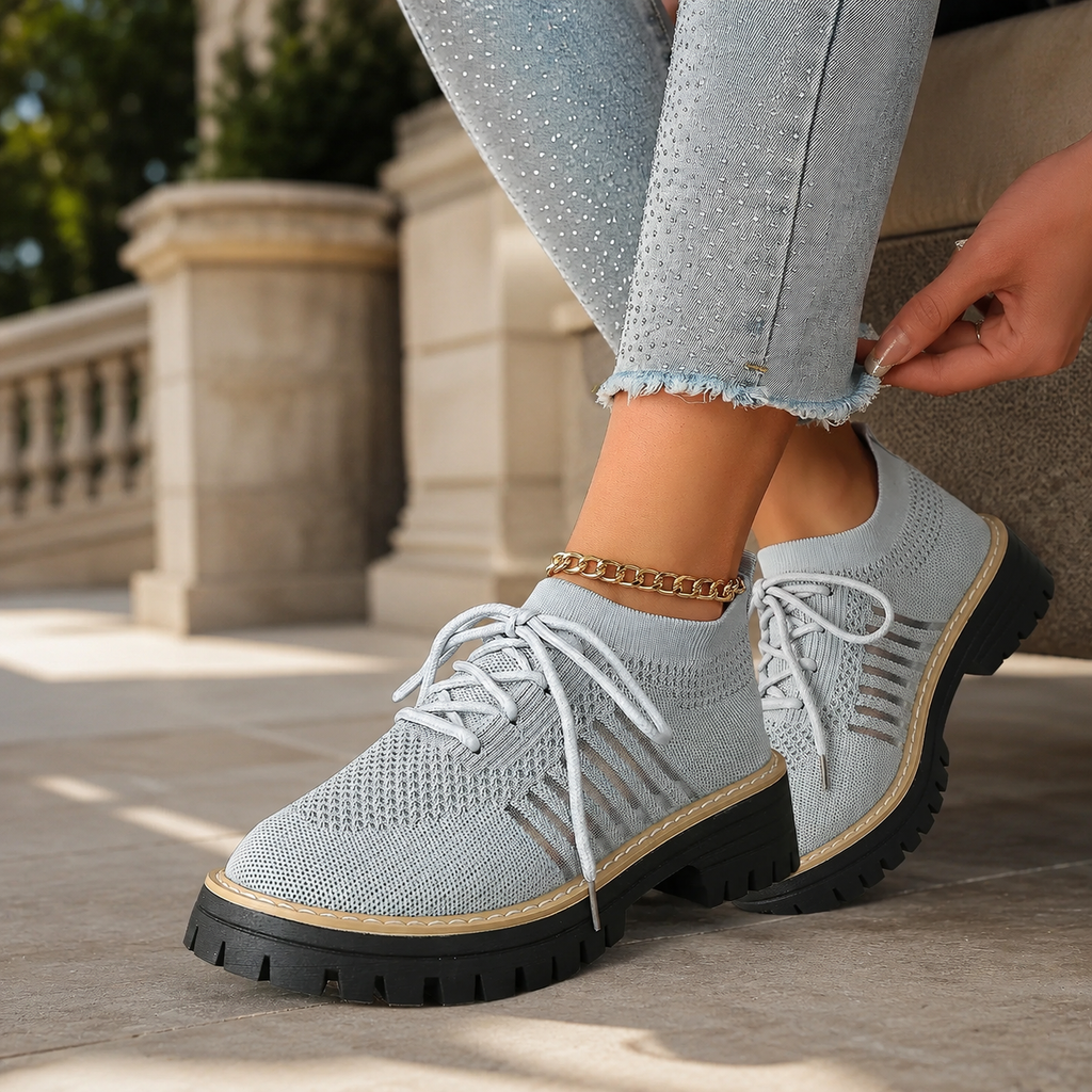 Kayla Platform Lace-Up Sneakers