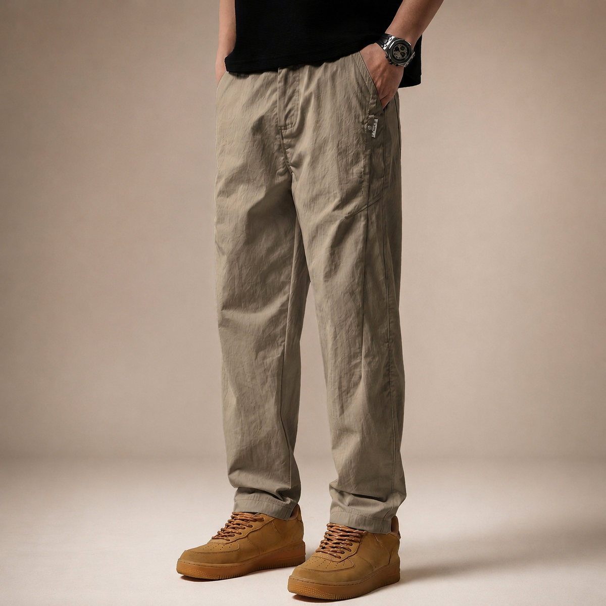 Kensington Men’s Relaxed Straight-Leg Casual Pants