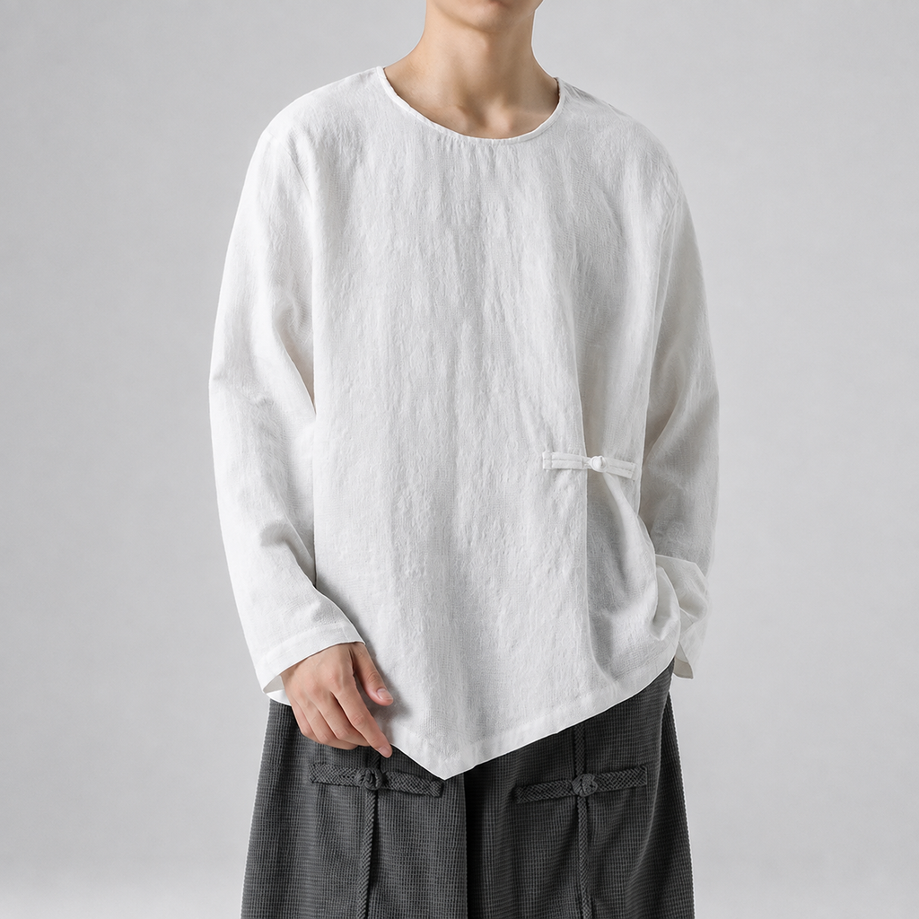 Kioto Textured Long Sleeve Shirt