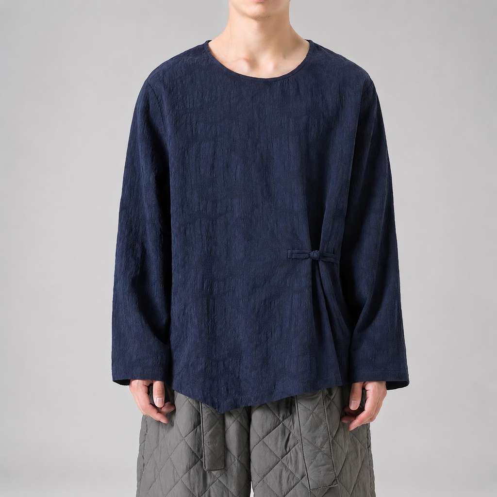 Kioto Textured Long Sleeve Shirt