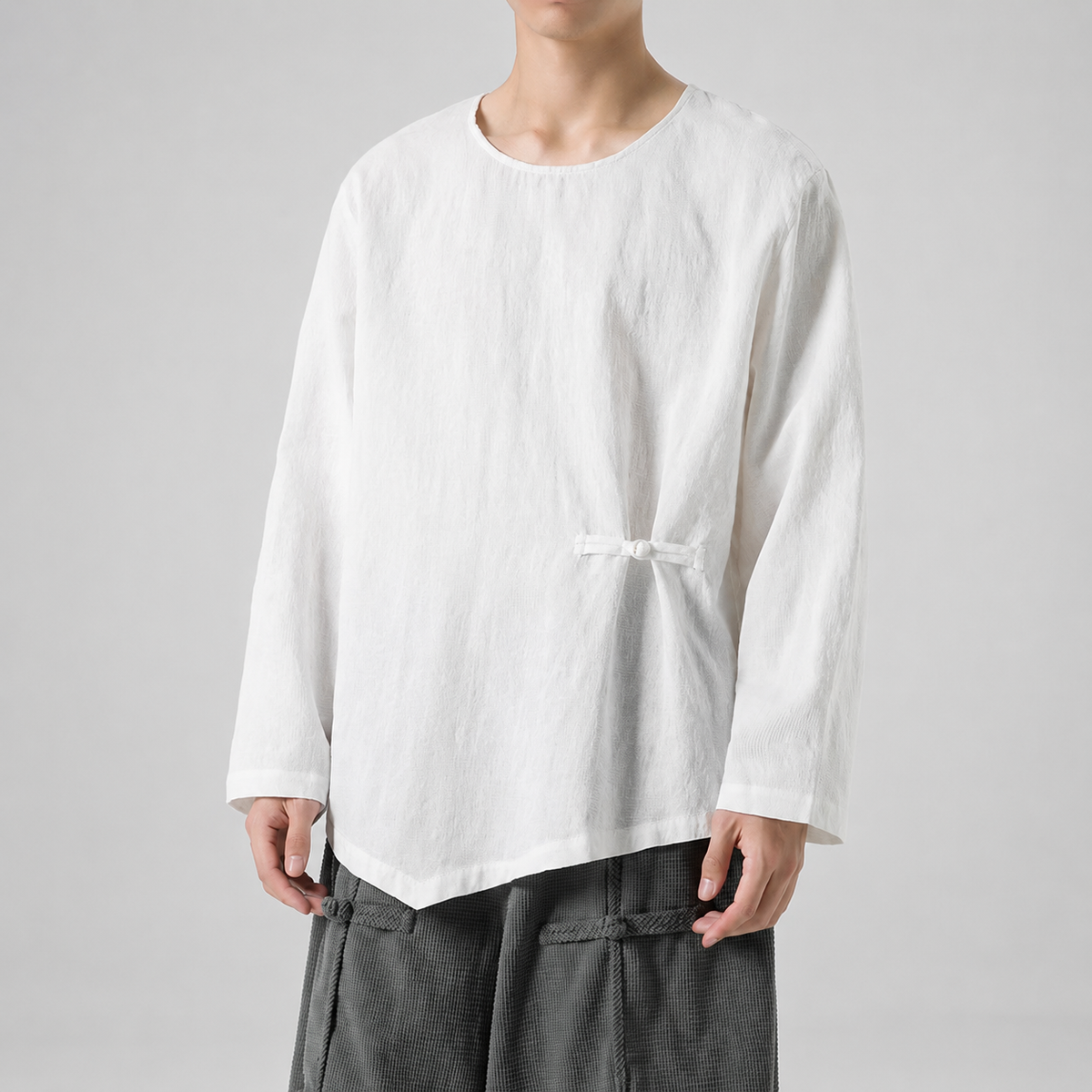 Kioto Textured Long Sleeve Shirt