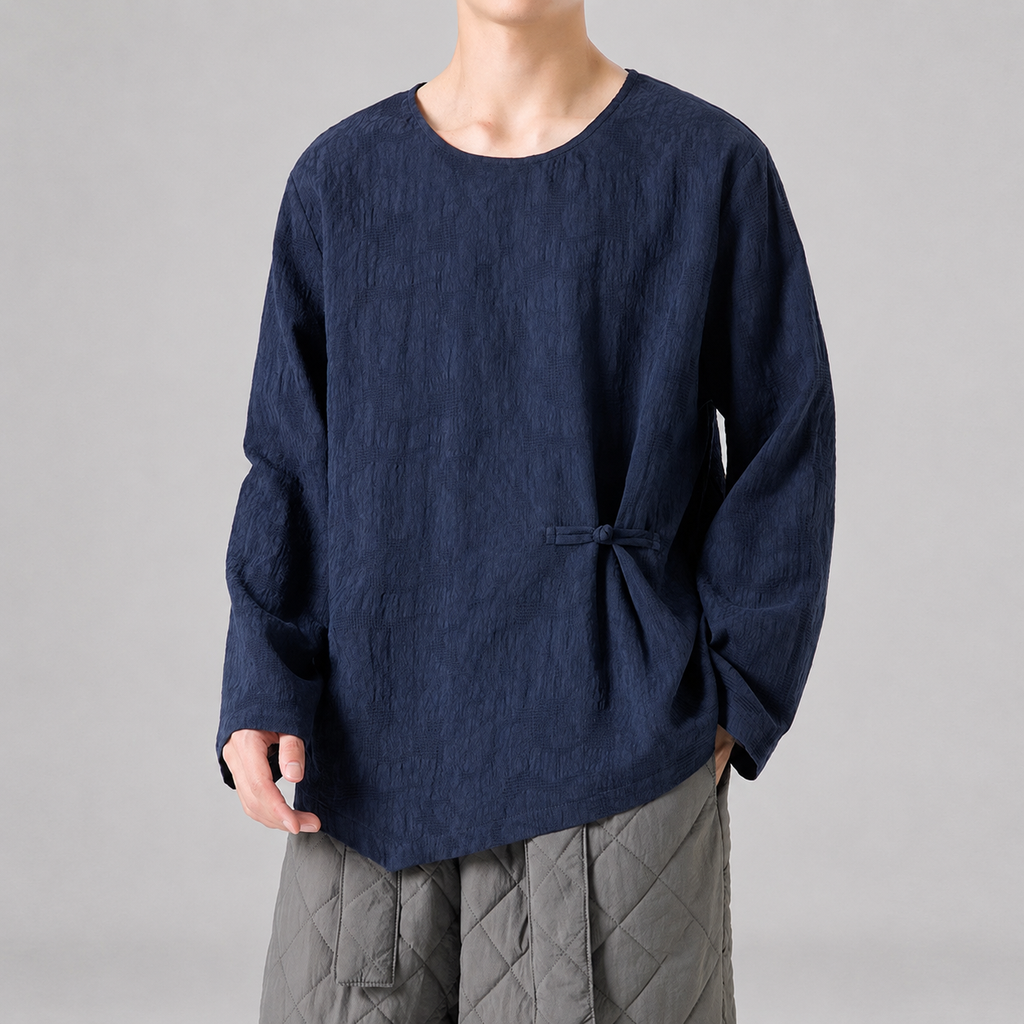 Kioto Textured Long Sleeve Shirt