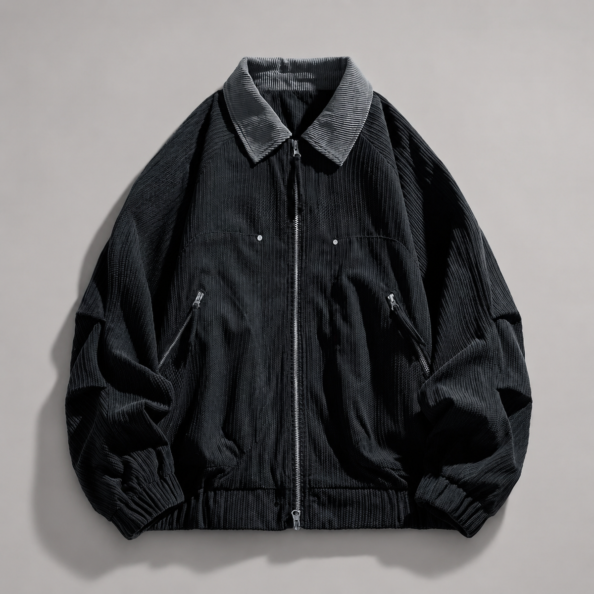 Lancaster Men’s Zip Jacket with Contrast Collar