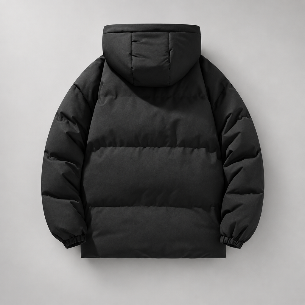 Laurent Men’s Hooded Padded Puffer Jacket
