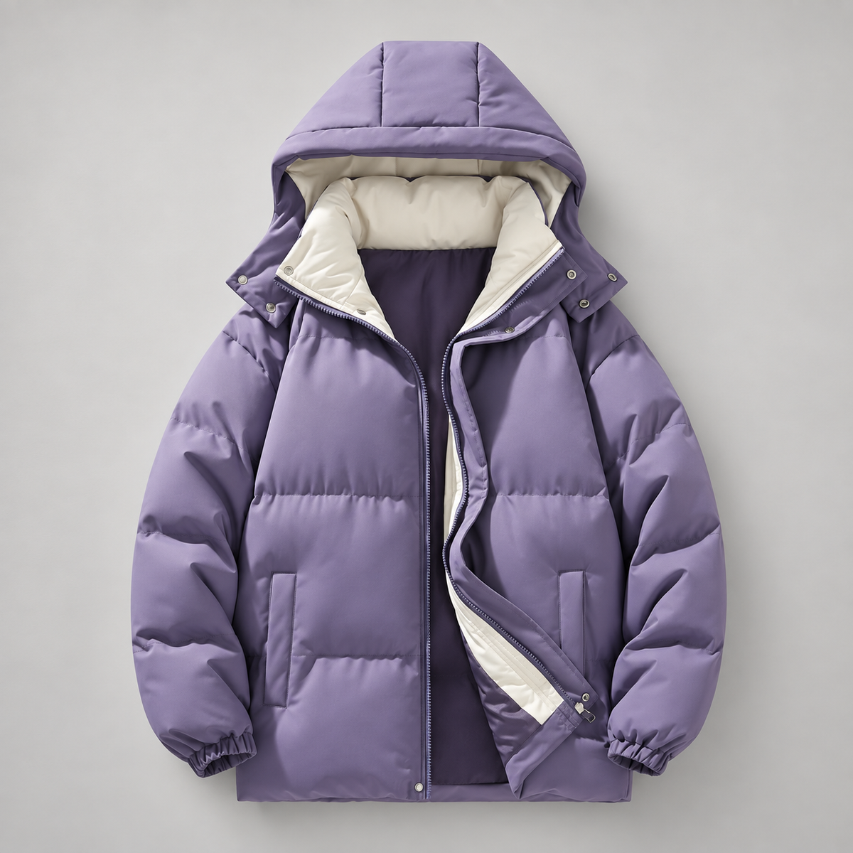 Laurent Men’s Hooded Padded Puffer Jacket