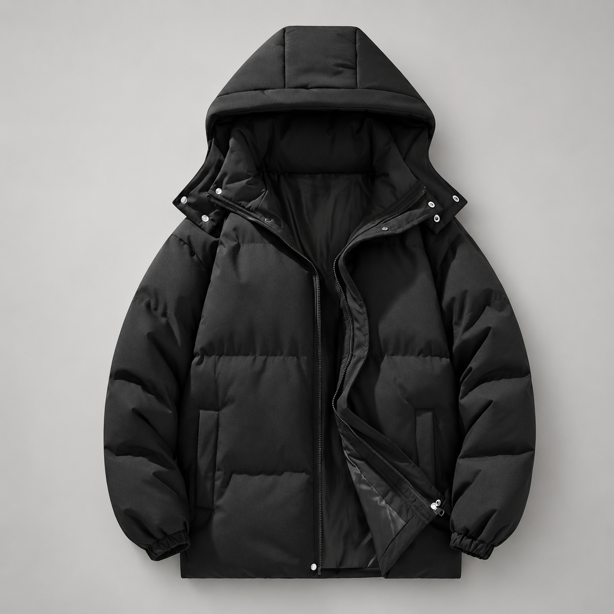Laurent Men’s Hooded Padded Puffer Jacket