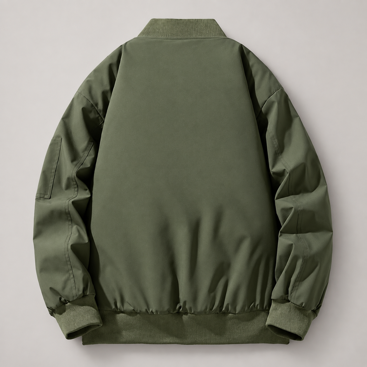 Leandro Men’s Bomber Jacket with Multiple Zipper Pockets