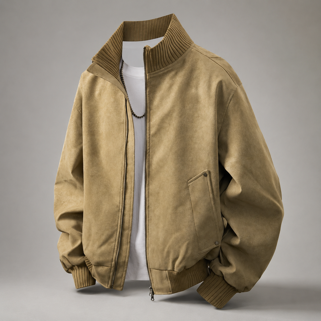 Lennox Men's Casual Bomber Jacket