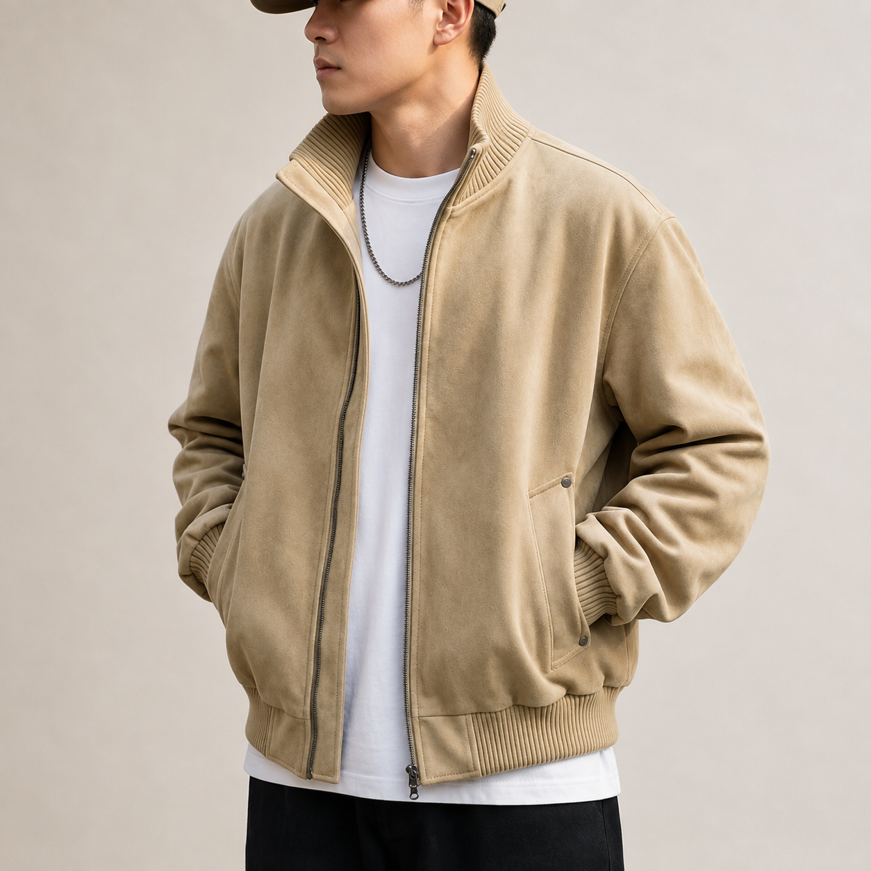Lennox Men's Casual Bomber Jacket