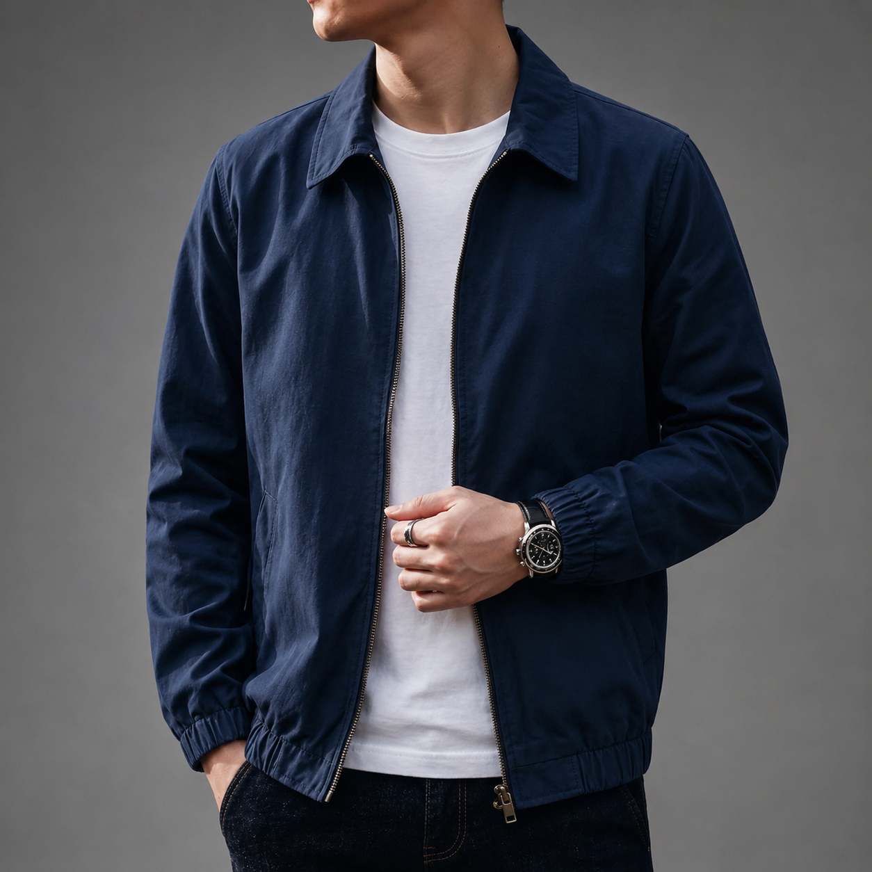 Liam Men’s Relaxed-Fit Denim Jacket