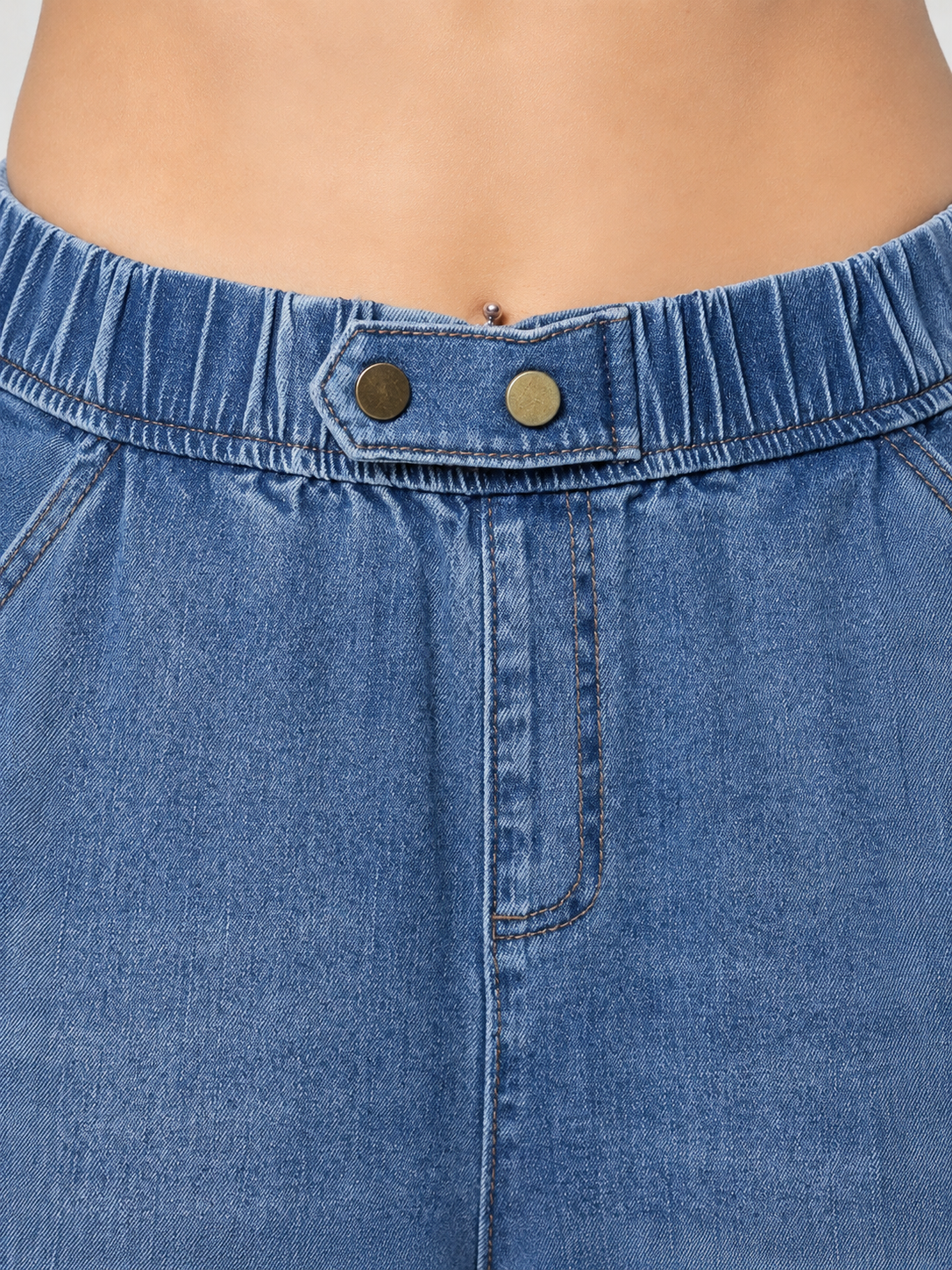 Lina Denim Striped Jeans