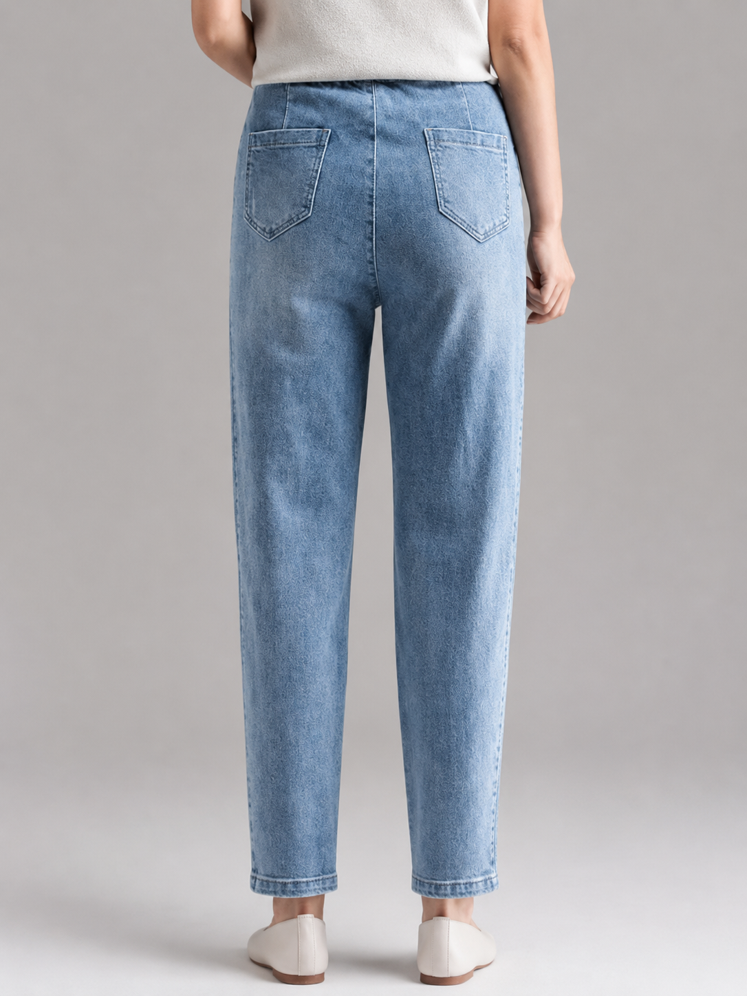 Lina Denim Striped Jeans