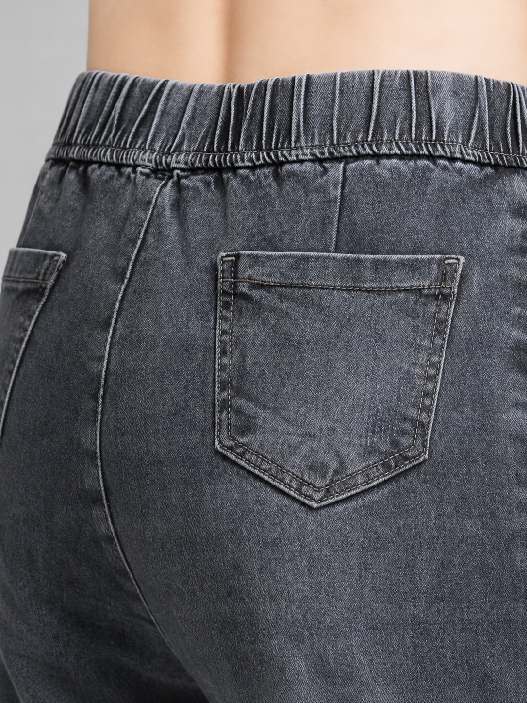 Lina Denim Striped Jeans